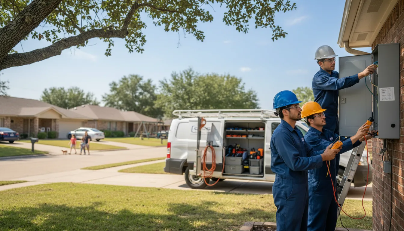 Certified electrician providing emergency electrical services in Cuba City, WI